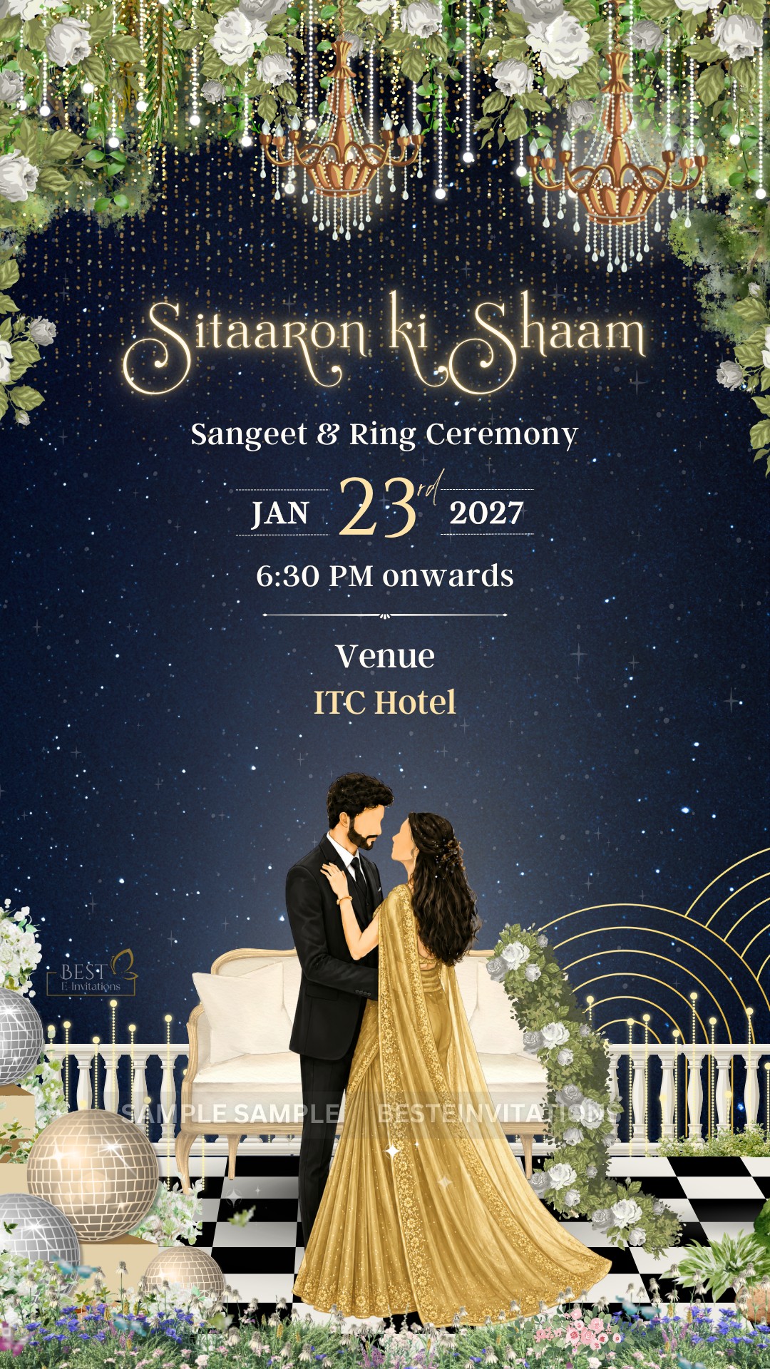 Sitaaron Ki Shaam, Sangeet and Ring Ceremony, 23 January 2027