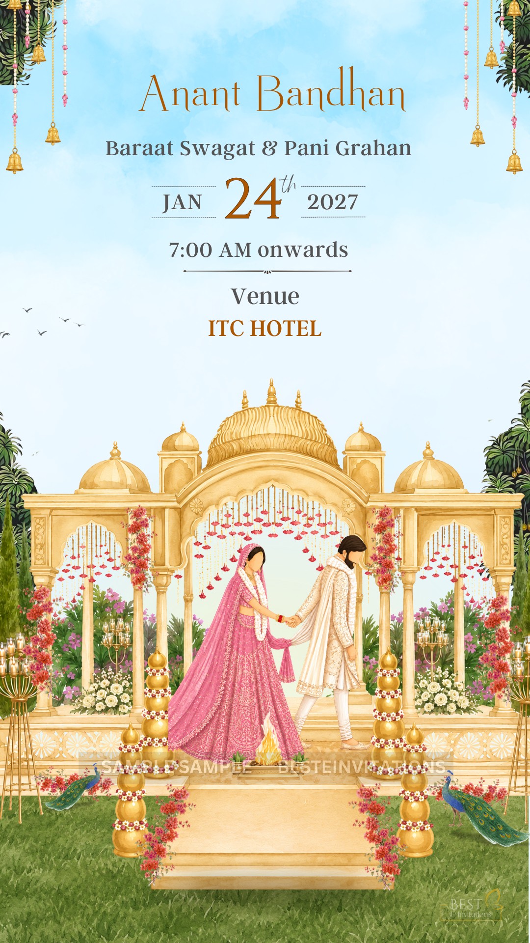 Anant Bandhan, Baraat Swagat and Pani Grahan, 24 January 2027