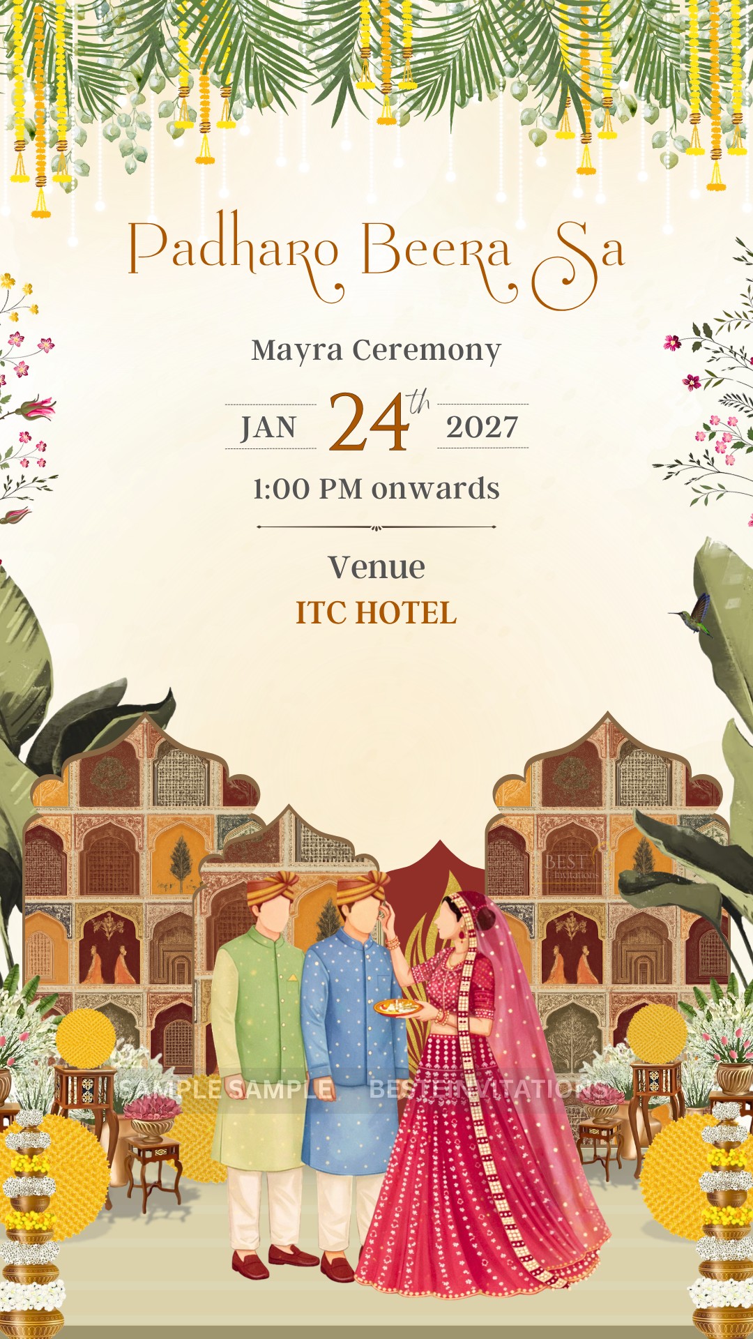 Padharo Beera Sa, Mayra Ceremony, 24 January 2027